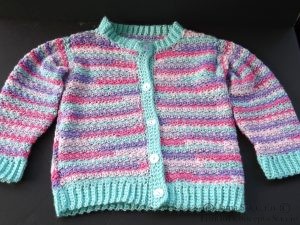 I just love the way this sweater worked up!